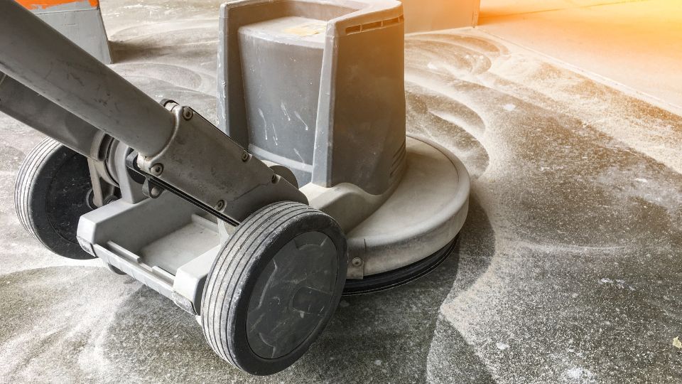 concrete sanding
