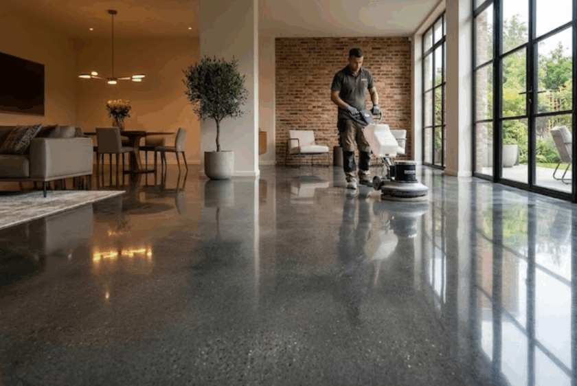 Concrete Floor Polishing